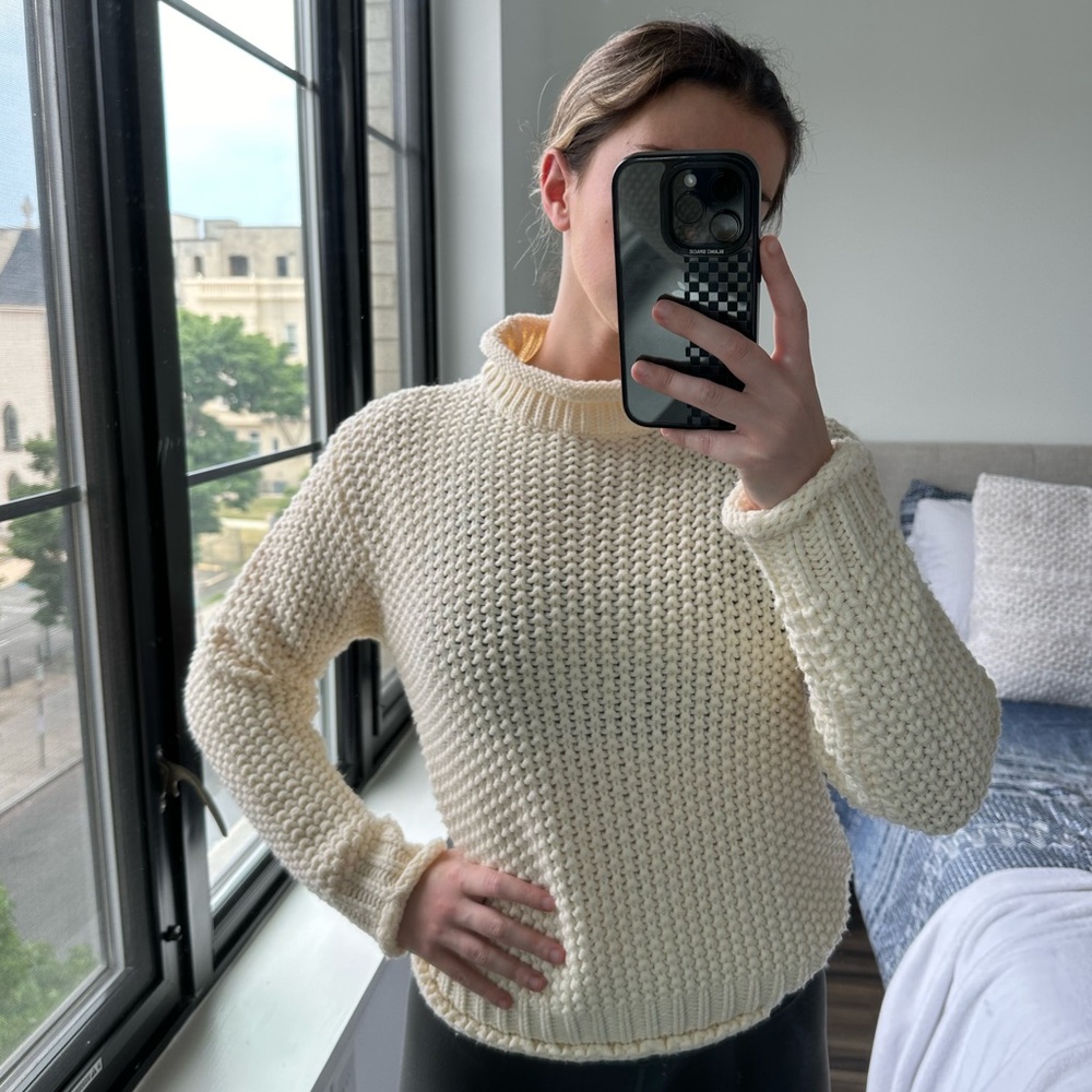 Chunky Knit Turtleneck Sweater